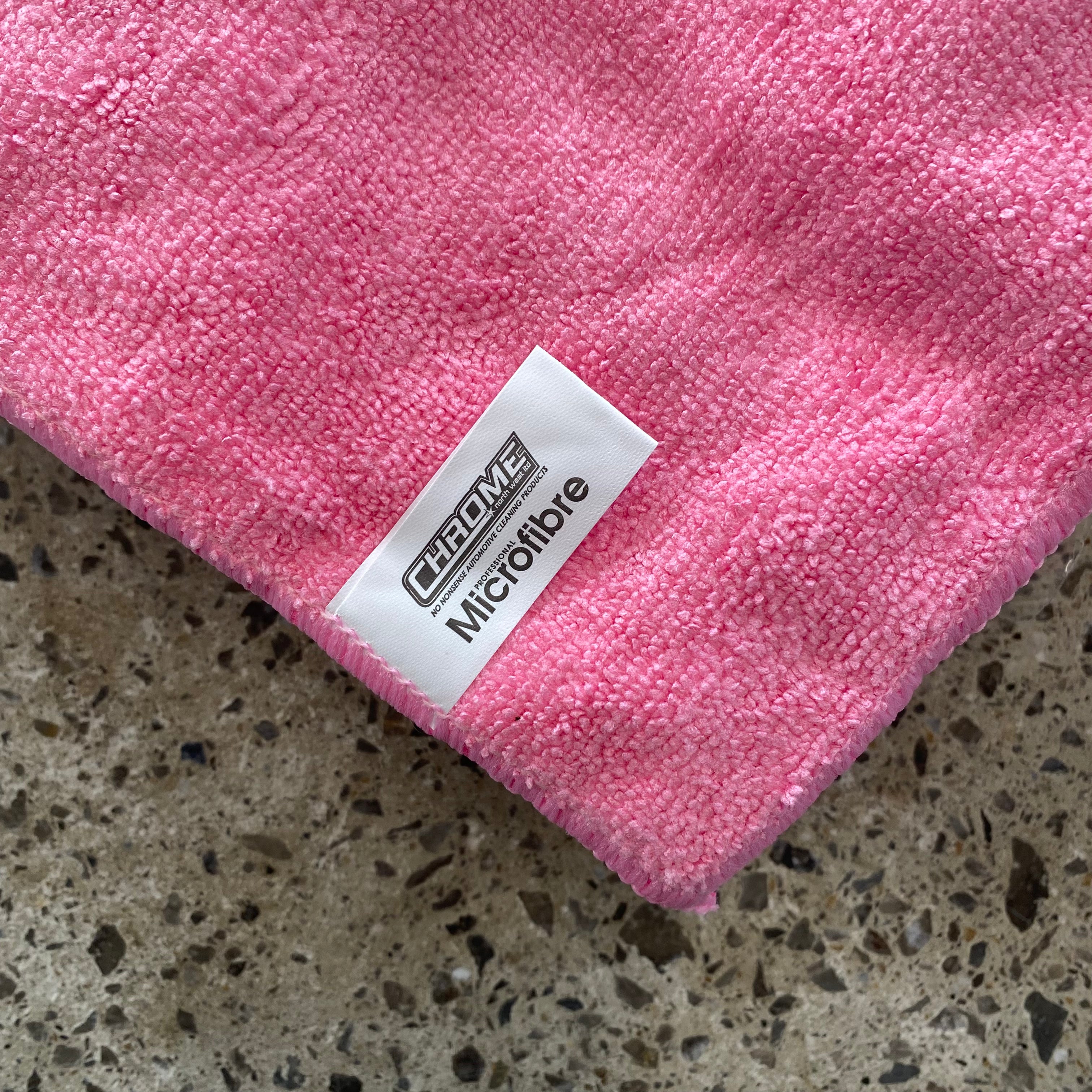 Chrome Microfibre Cloths / 12 Pack