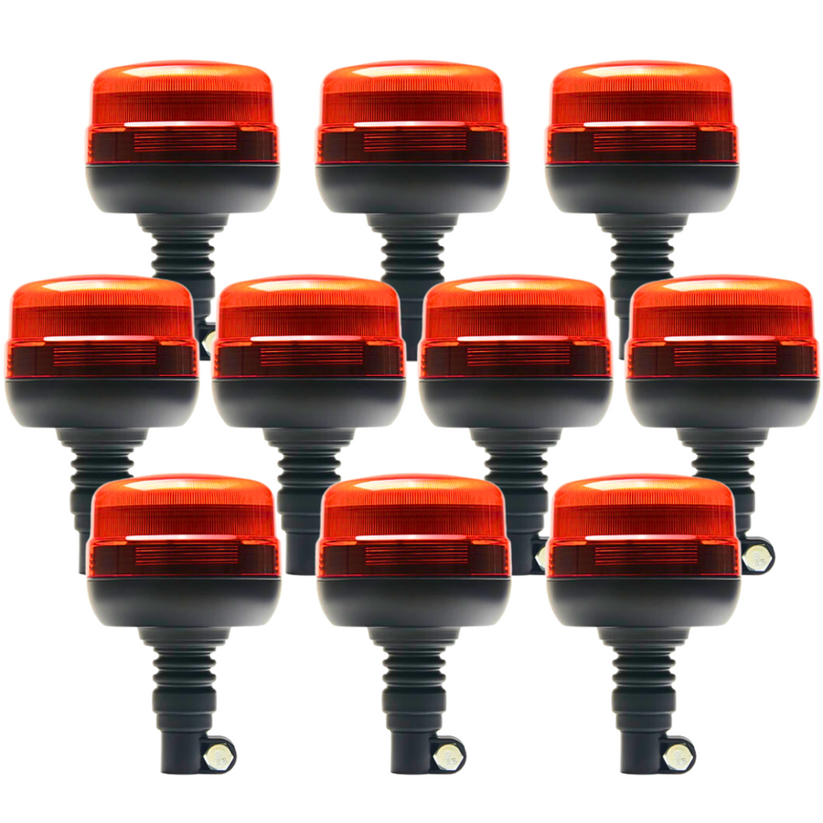 Bulk Pack of Torlok Flexi-DIN LED Beacons / 10 Pack UK + Ireland