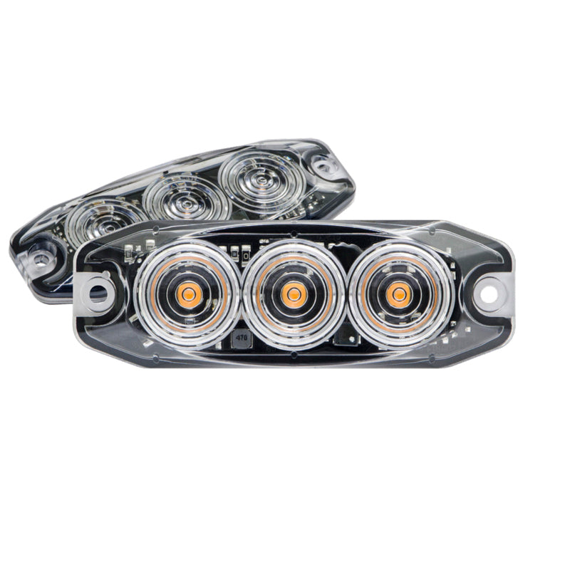 LED-alarmknipperlicht met laag profiel / rood, oranje, blauw en wit - spo-cs-uitgeschakeld - spo-standaard - spo-uitgeschakeld
