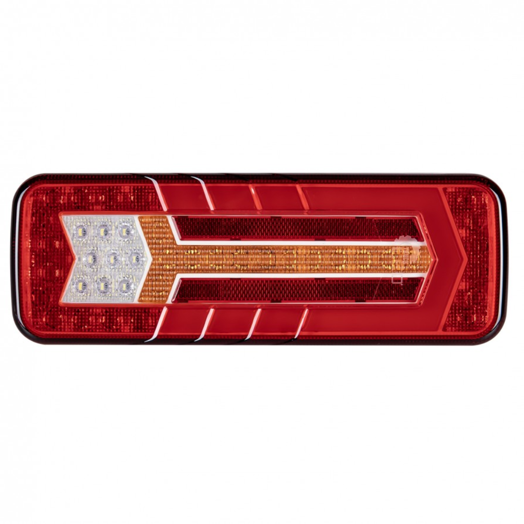 Fastrac Rear Lamp Led LED Rear Lamp with Dynamic Indicator, Stop, Tail, Fog, Reverse & Refle ...