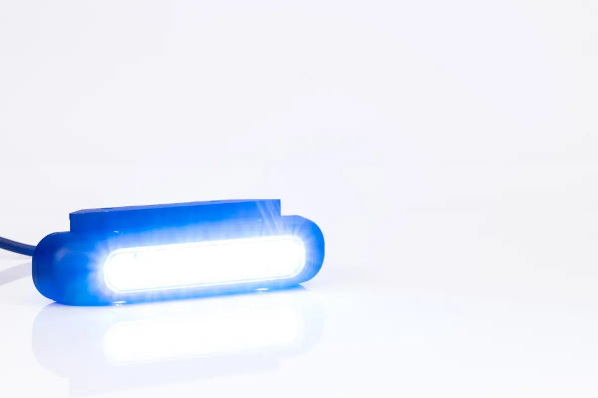 Fristom 6 x LED Hazard Warning Strobe Light / Blue