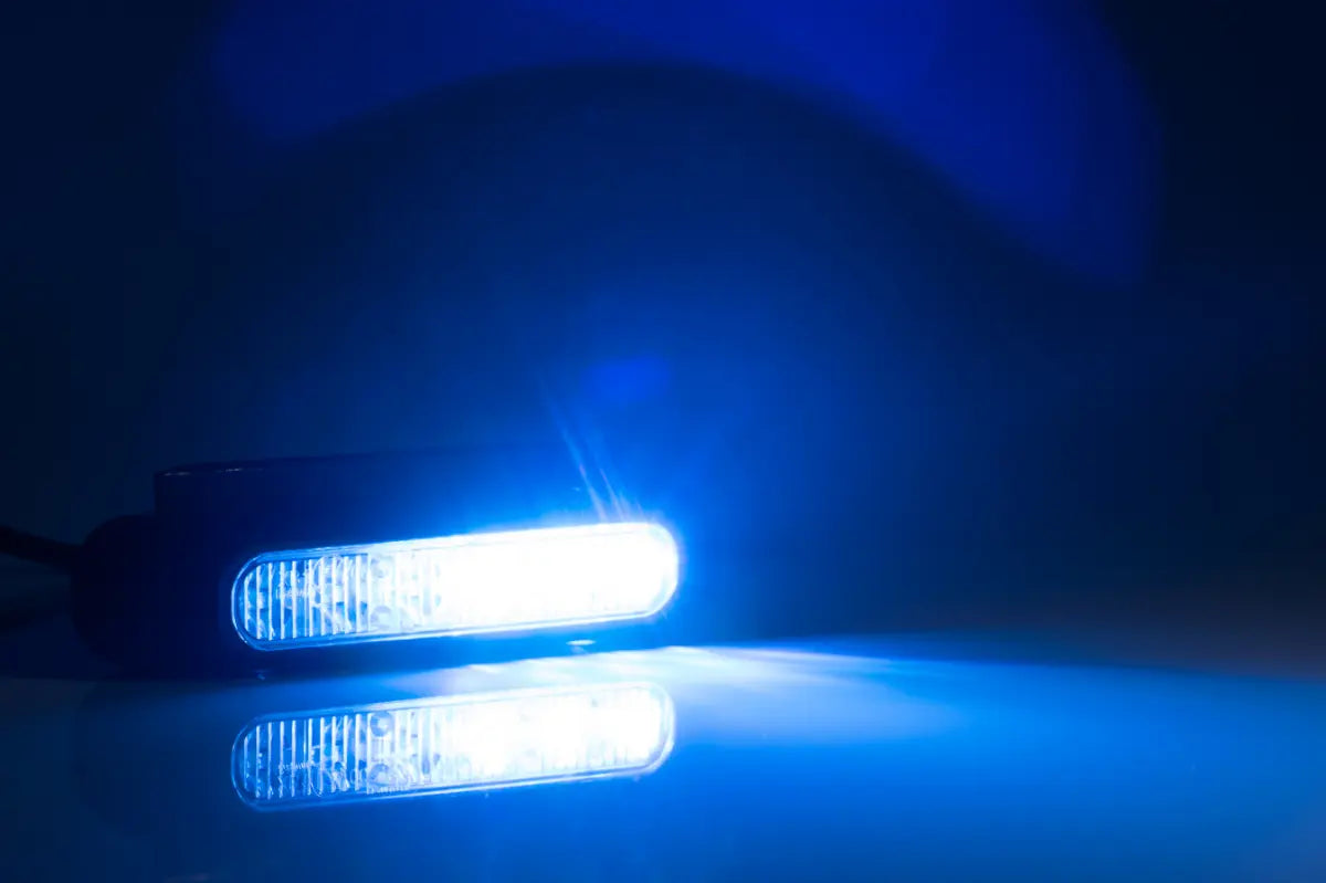 Fristom 6 x LED Hazard Warning Strobe Light / Blue