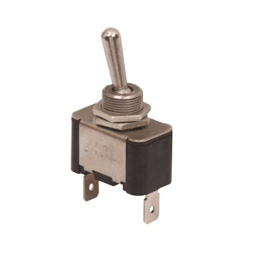 ON/OFF Metal Toggle Switch with Blade Terminals UK + Ireland