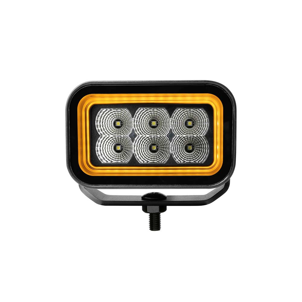 Boreman Cube Tunnel Effect Rectangular Work Light 30W / Dual Colour