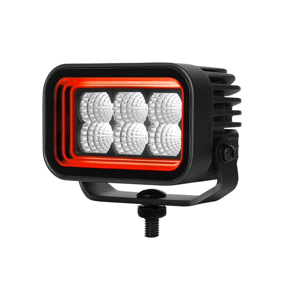 Boreman Cube Tunnel Effect Rectangular Work Light 30W / Dual Colour