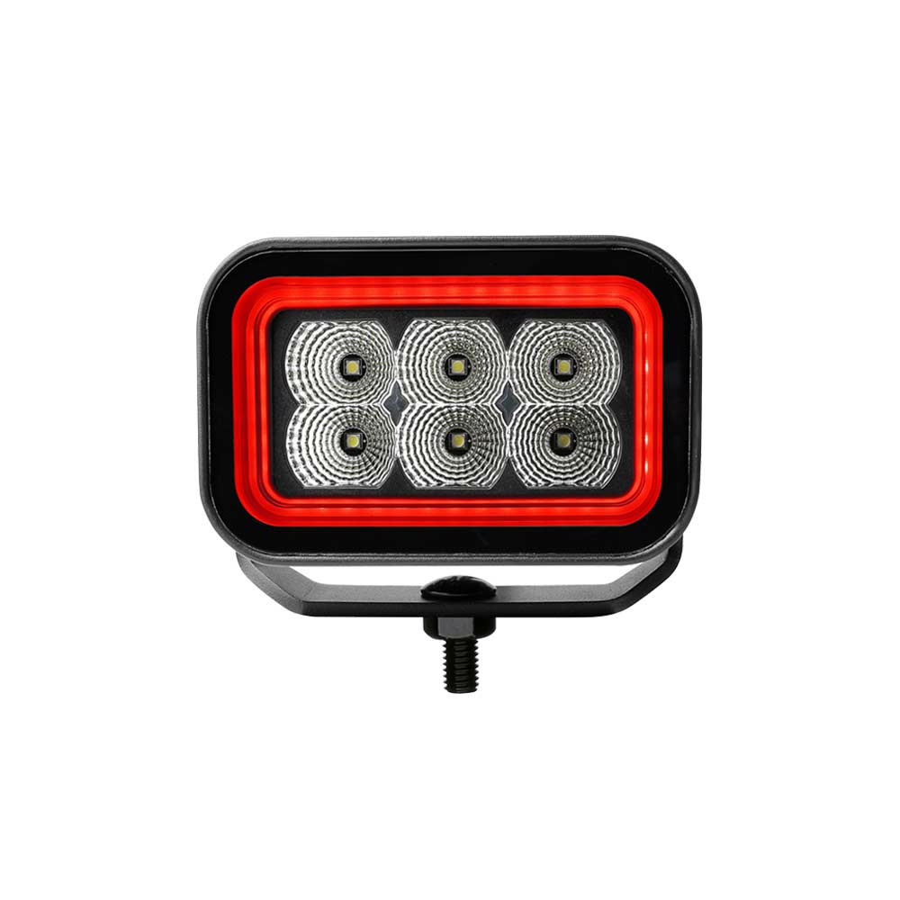 Boreman Cube Tunnel Effect Rectangular Work Light 30W / Dual Colour