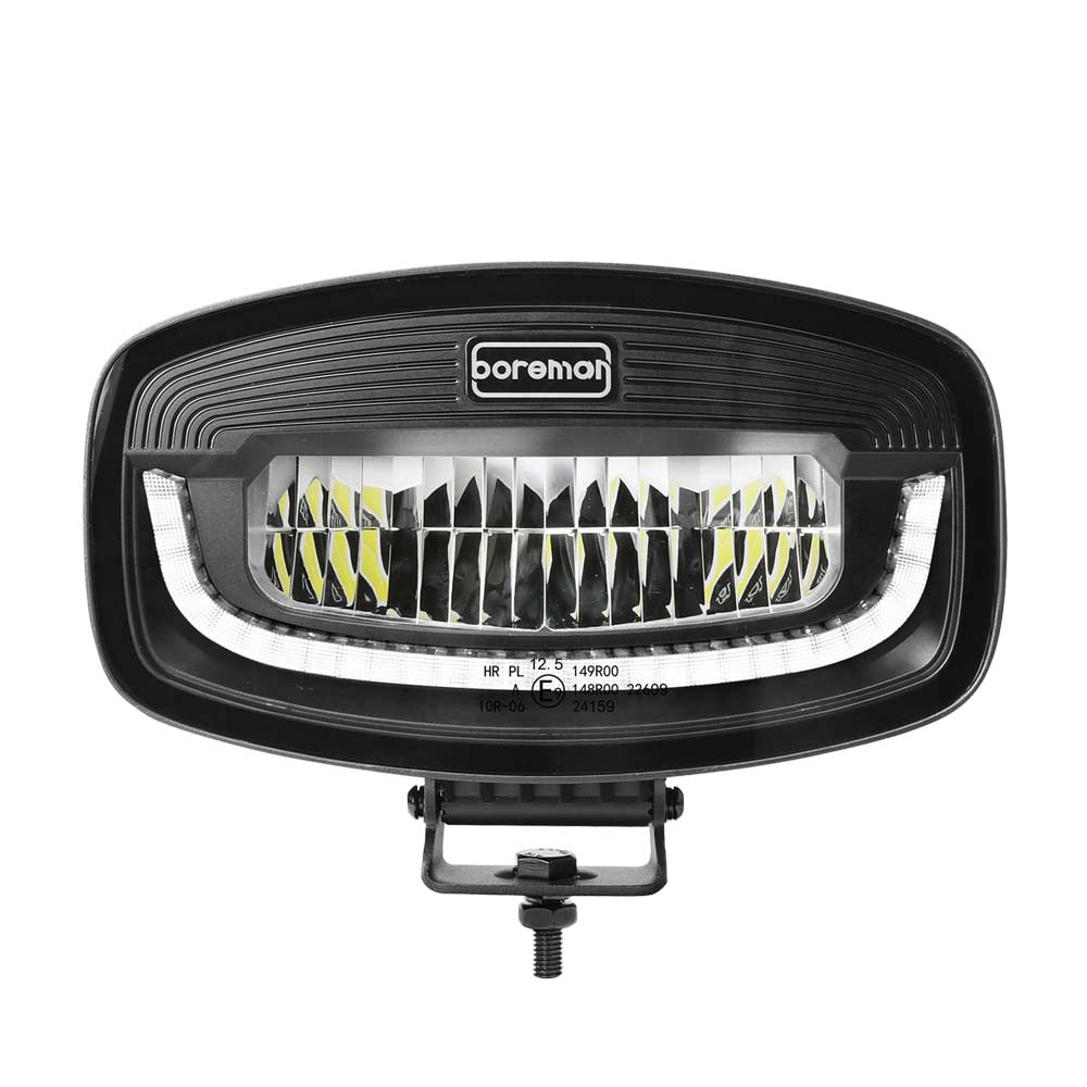 Boreman Phantom LED Jumbo Driving Lamp with Amber / White Position Light