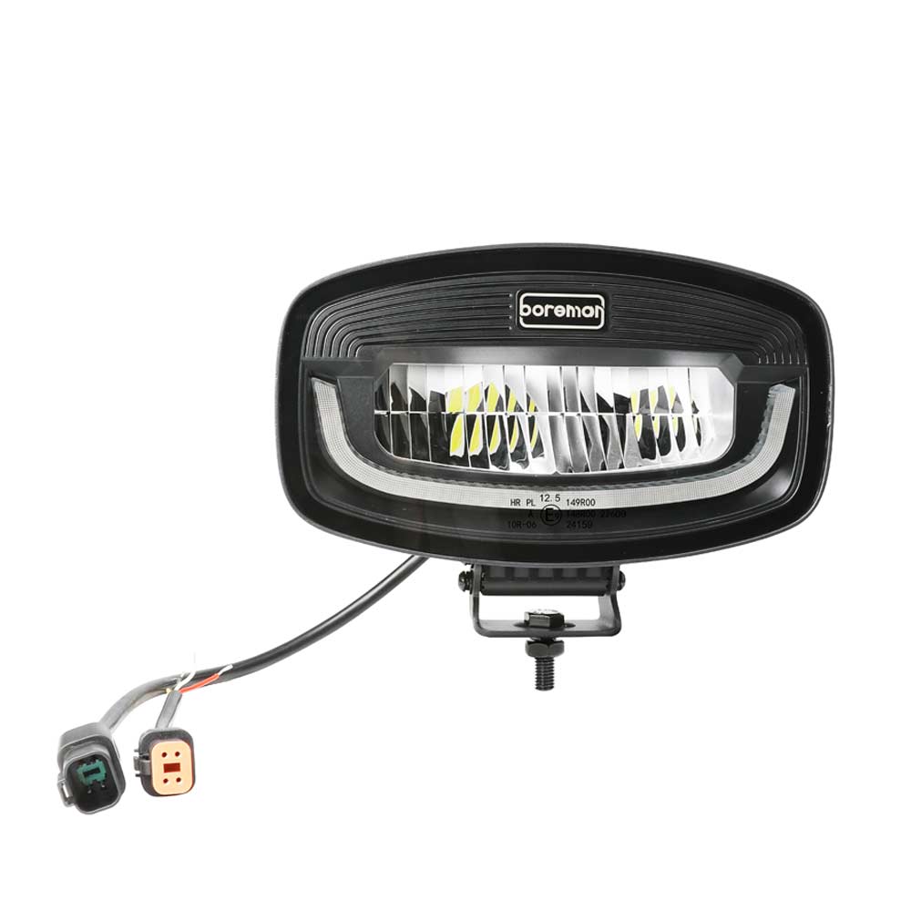 Boreman Phantom LED Jumbo Driving Lamp with Amber / White Position Light