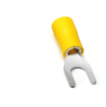 Yellow Fork Crimp Terminals - Various Sizes / Pack of 100