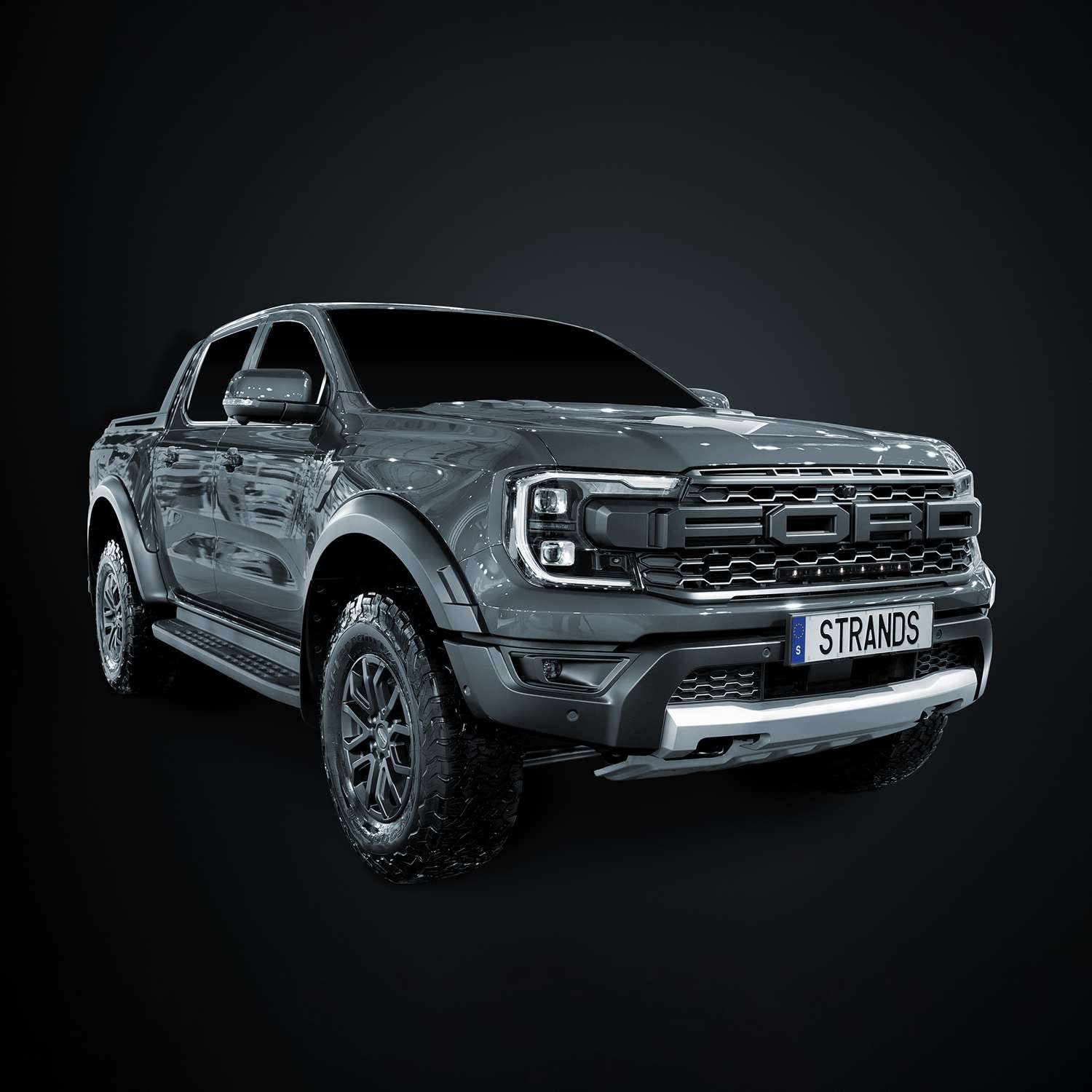 Strands 20" Dark Knight Nuuk Light Bar Grille Kit for Ford Ranger Raptor 2023-