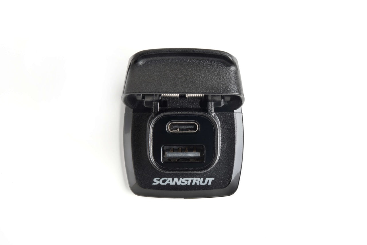 Scanstrut Flip Pro Dual USB-ladekontakt - spo-cs-deaktivert - spo-standard - spo-deaktivert - spo-varsle-meg-deaktivert