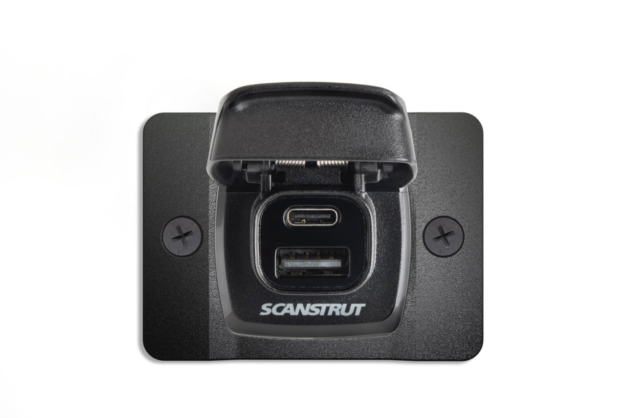 Scanstrut Flip Pro doppia presa di ricarica USB/piastra di montaggio anteriore - spo-cs-disabled - spo-default - spo-disabled - spo