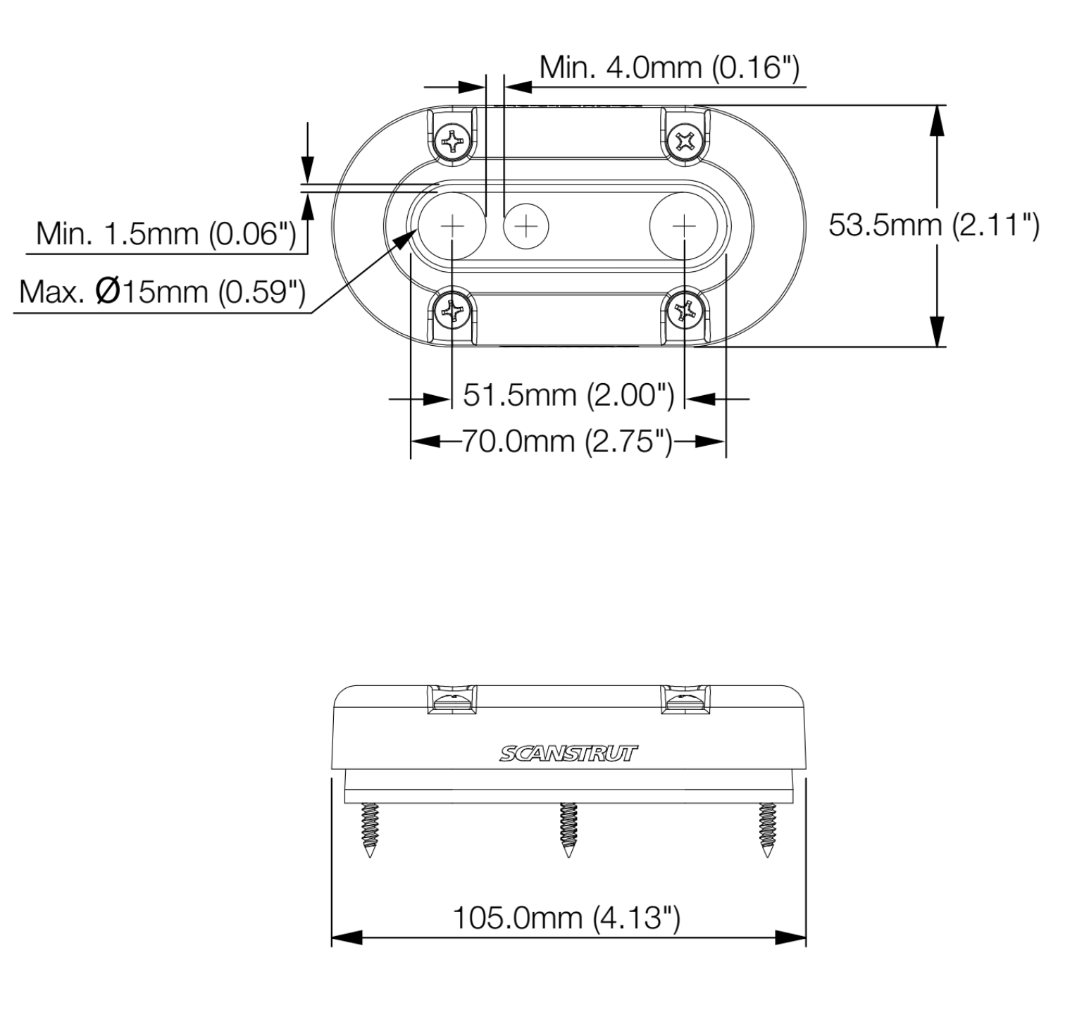 Scanstrut Multi-Cable Seal / DS-MULTI-P-BLK - spo-cs-disabled - spo-default - spo-disabled - spo-notify-me-disabled