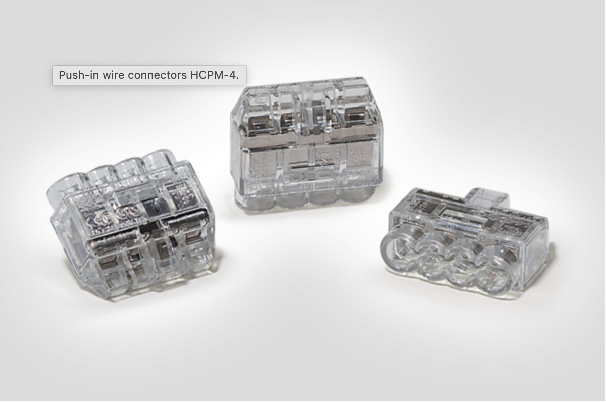 Helacon Mini 4-weg push-fit connectoren / verpakking van 100 - spo-cs-disabled - spo-default - spo-disabled - spo-notify-me-dis