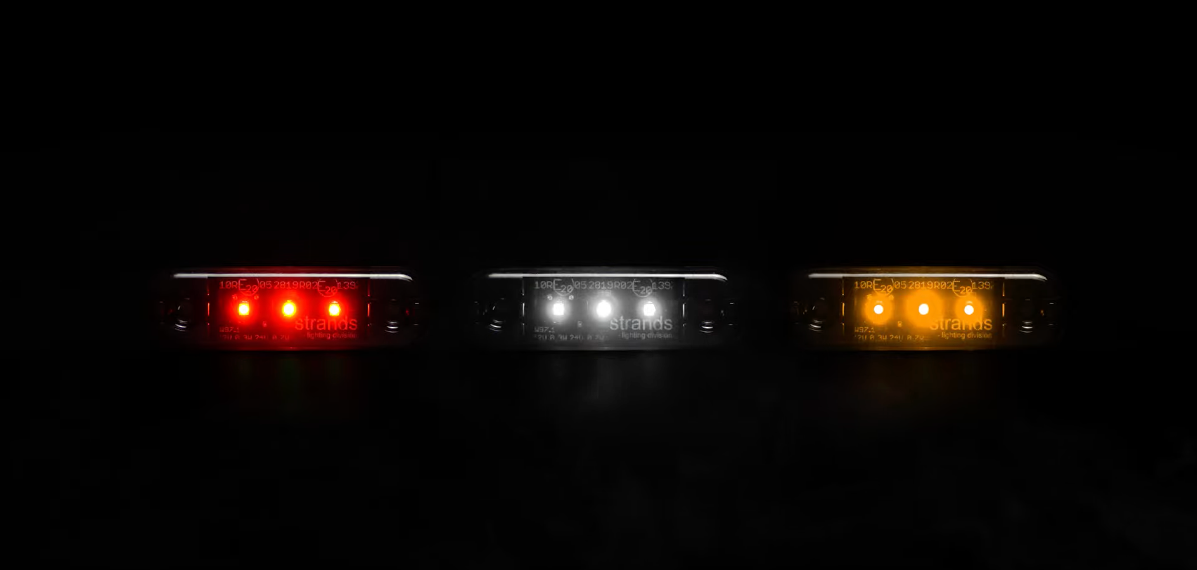 Strands Dark Knight Slim markeringslys / 3 LED - spo-cs-deaktiveret - spo-standard - spo-aktiveret - spo-notify-me-deaktiveret