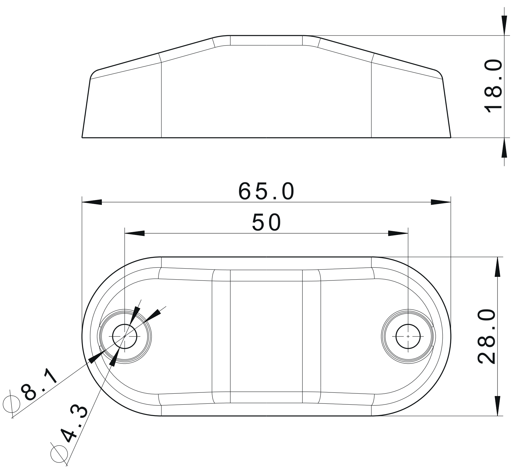 Fristom FT-062 Small LED Marker Lights