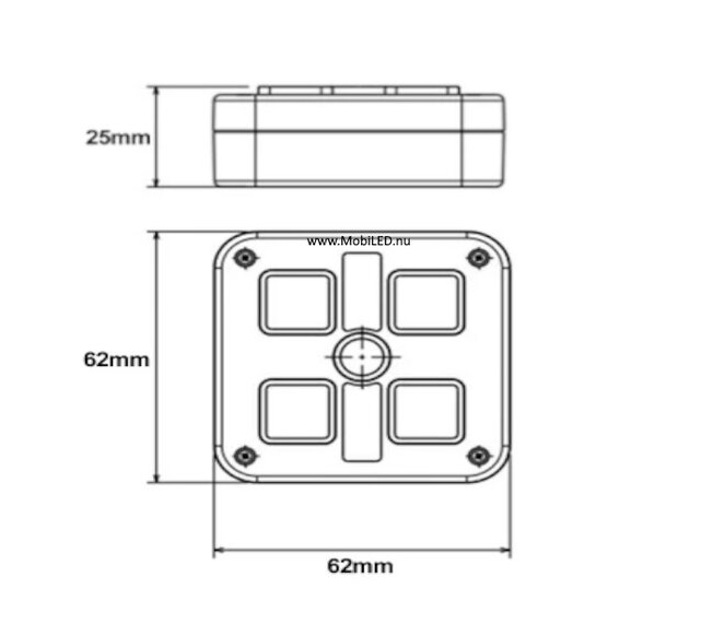 Switch Panel 3+1 Functions