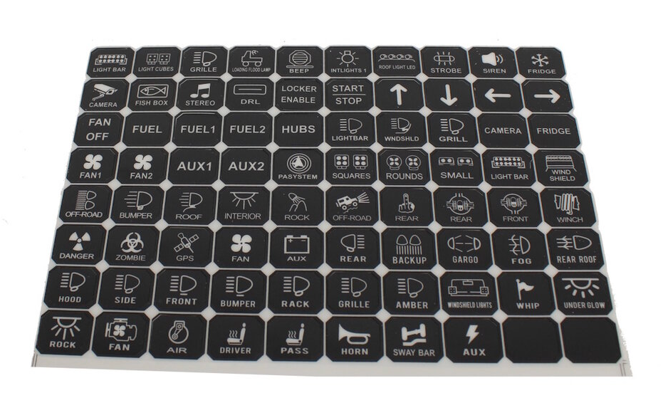 4 Button Control Panel with Fuse & Relay Box