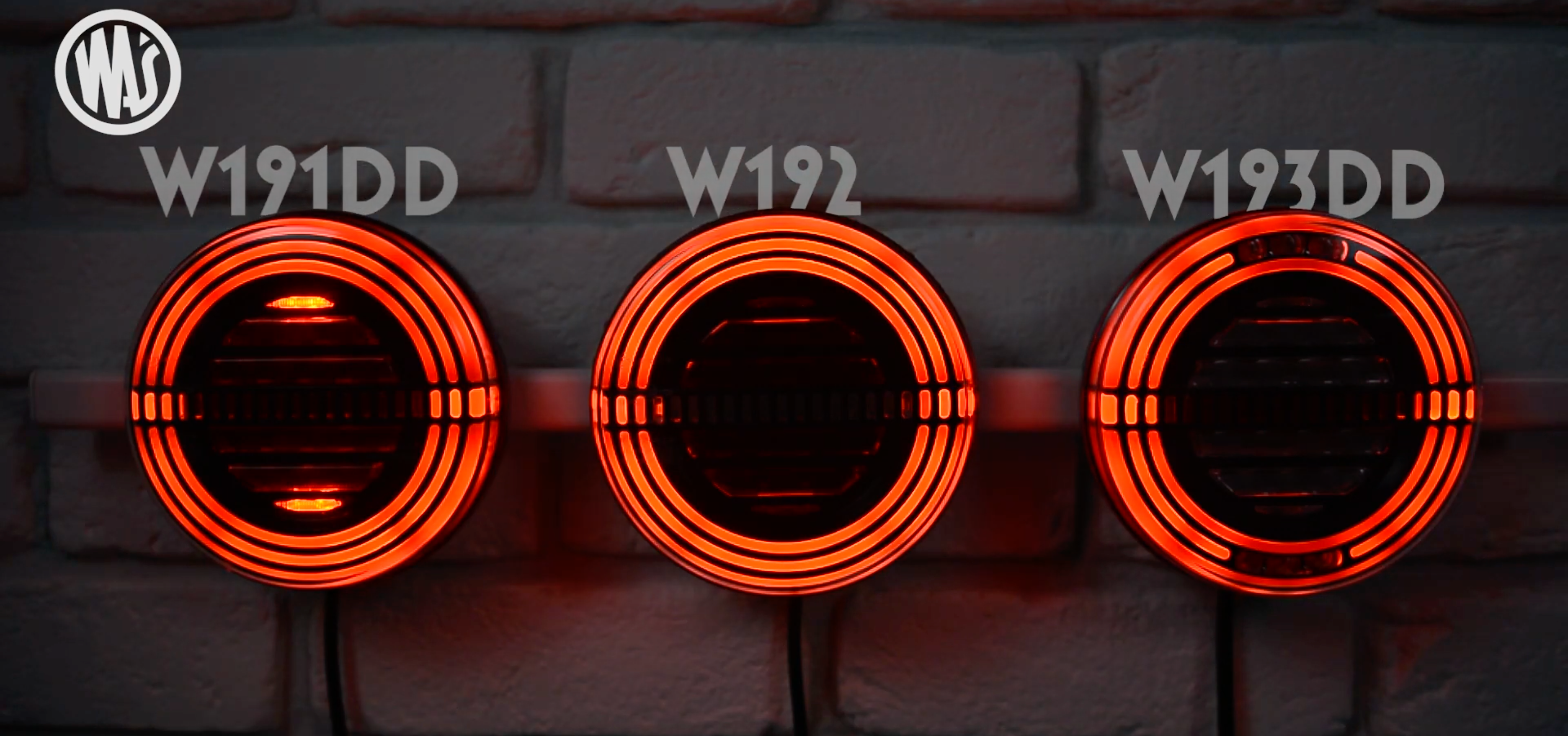 W191DD Round Trailer Light with Dynamic Indicator