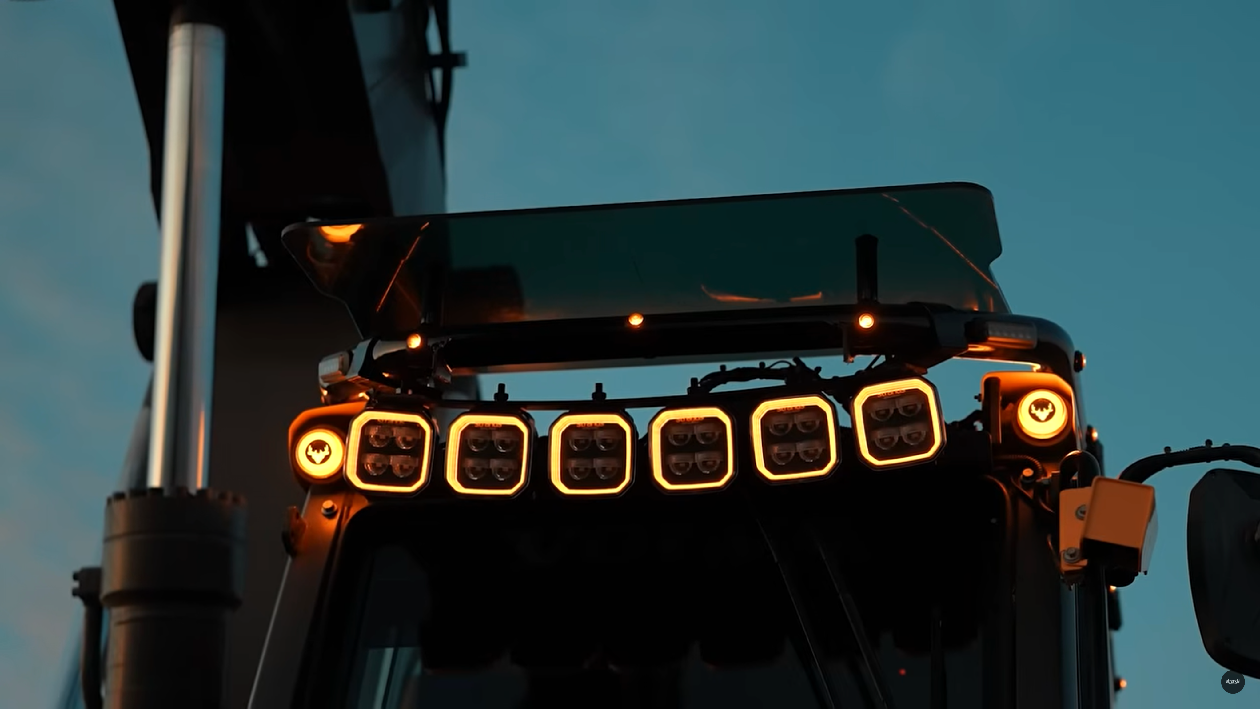 no glare work lights square