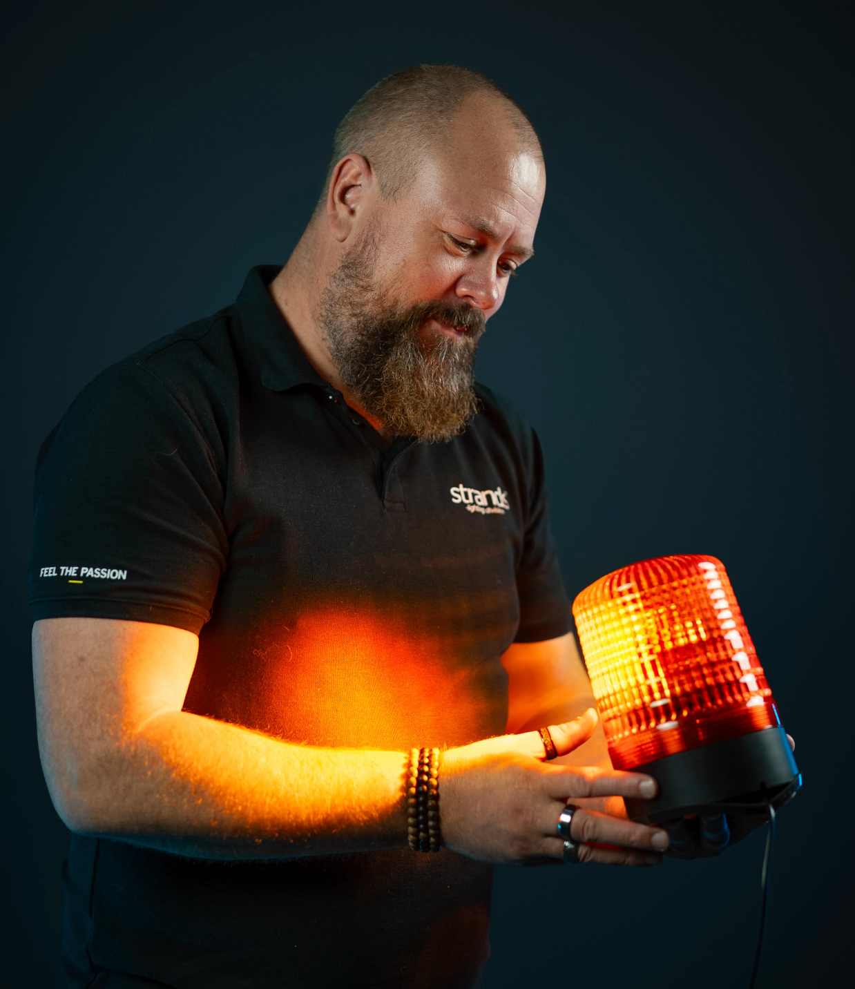 Strands LED Light House IZE Beacon with Rotating Reflector