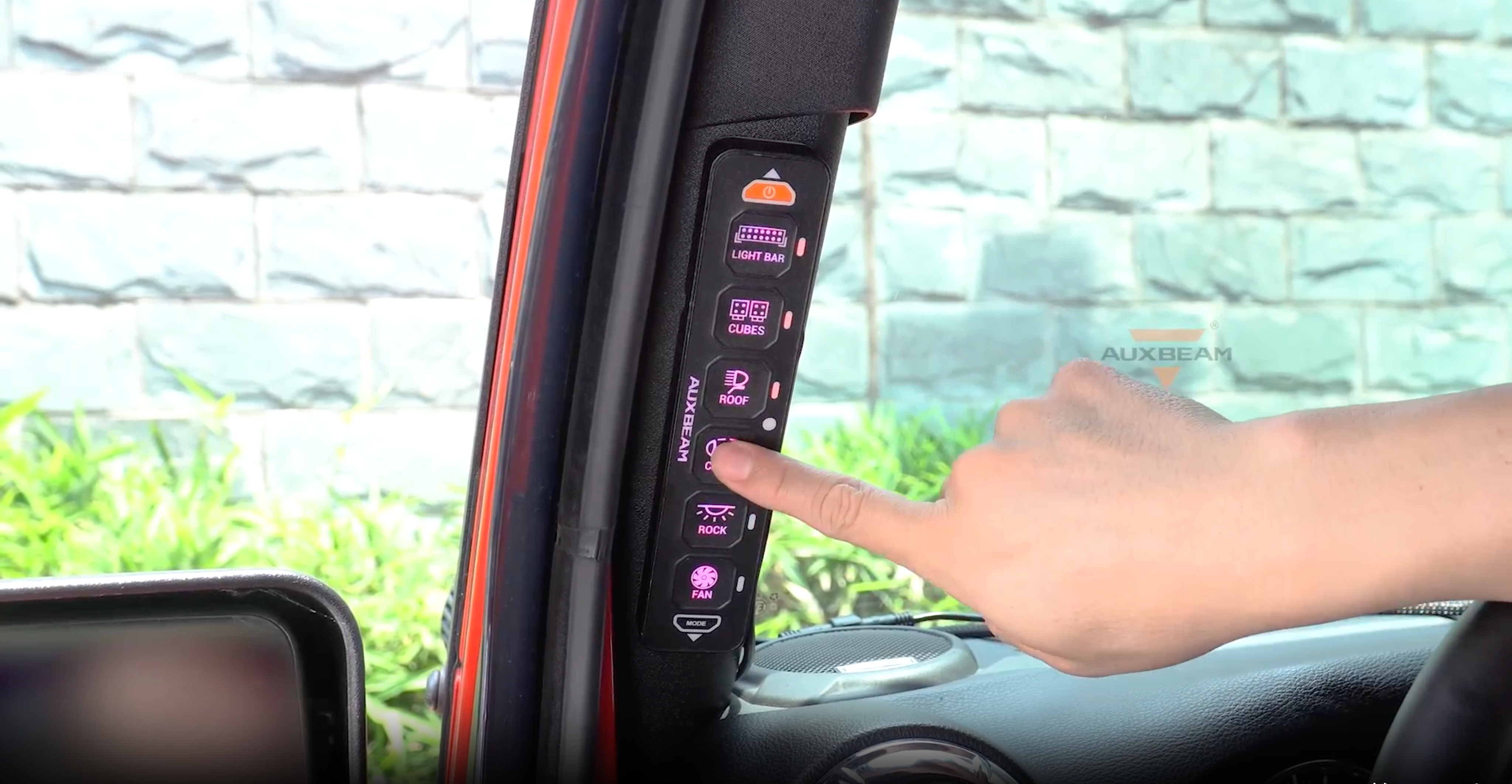 6 Way Auxbeam Control Panel / Slimline UK + Ireland