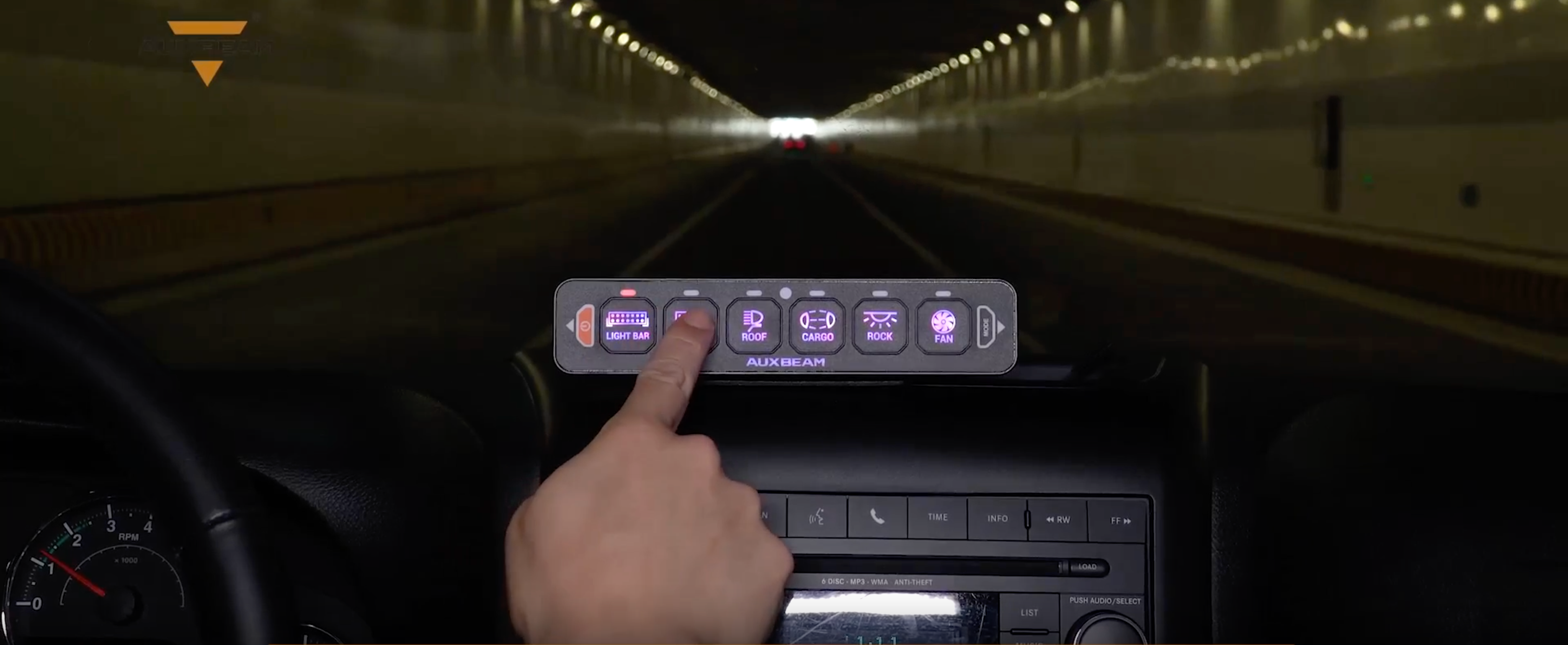 6 Way Auxbeam Control Panel / Slimline UK + Ireland
