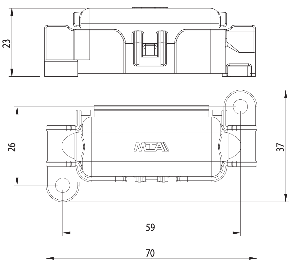 MTA Midi Fuse Holder