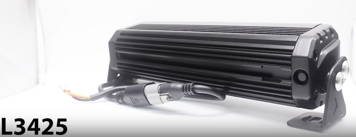 12" LED Light Bar with White DRL Strip