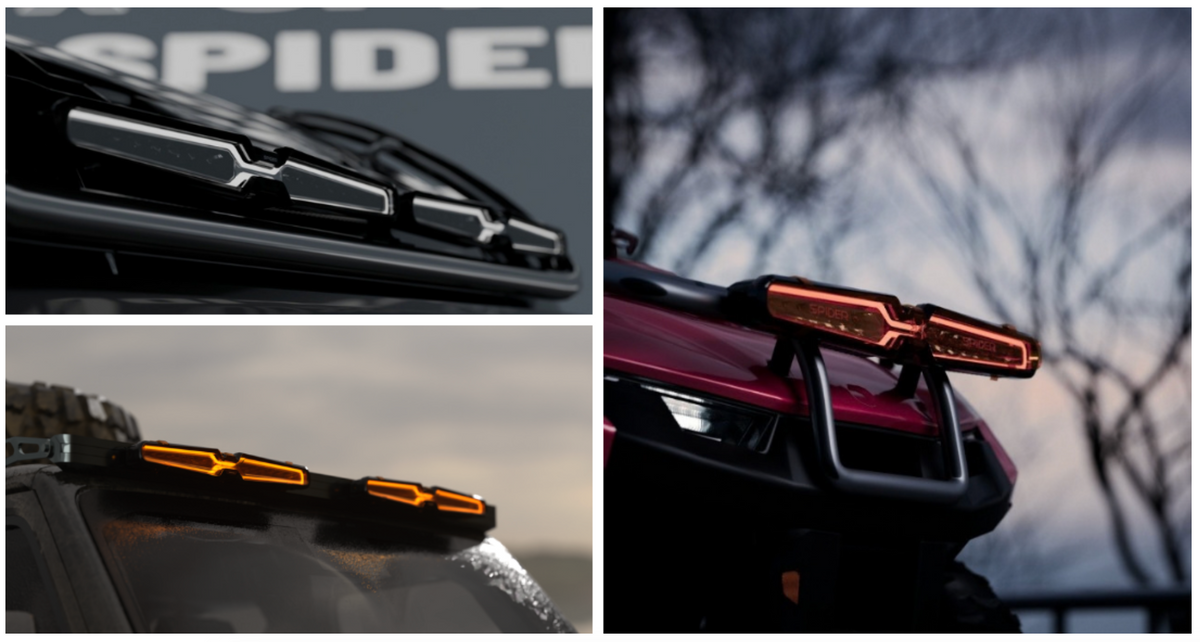 22" Spider NOXID Light Bar with Dual Position Light & Strobe Functions