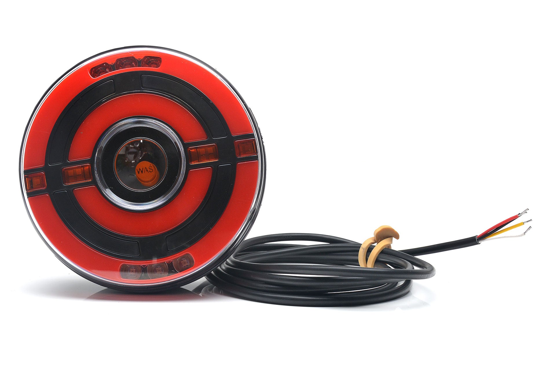 W208 Round Neon Rear Light with Static Indicator