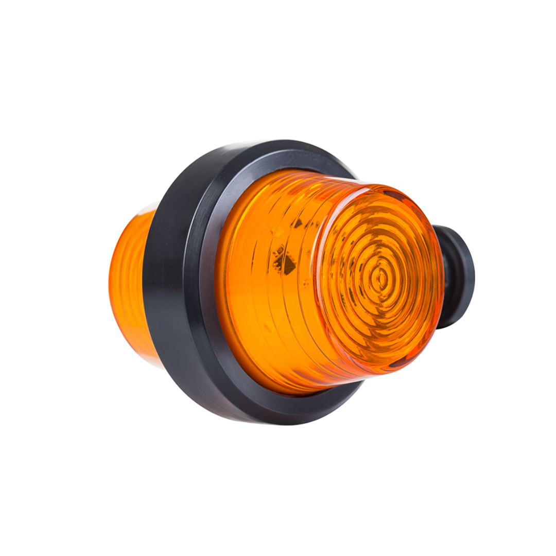 Old School Danish Short Indicator Marker Light / Amber