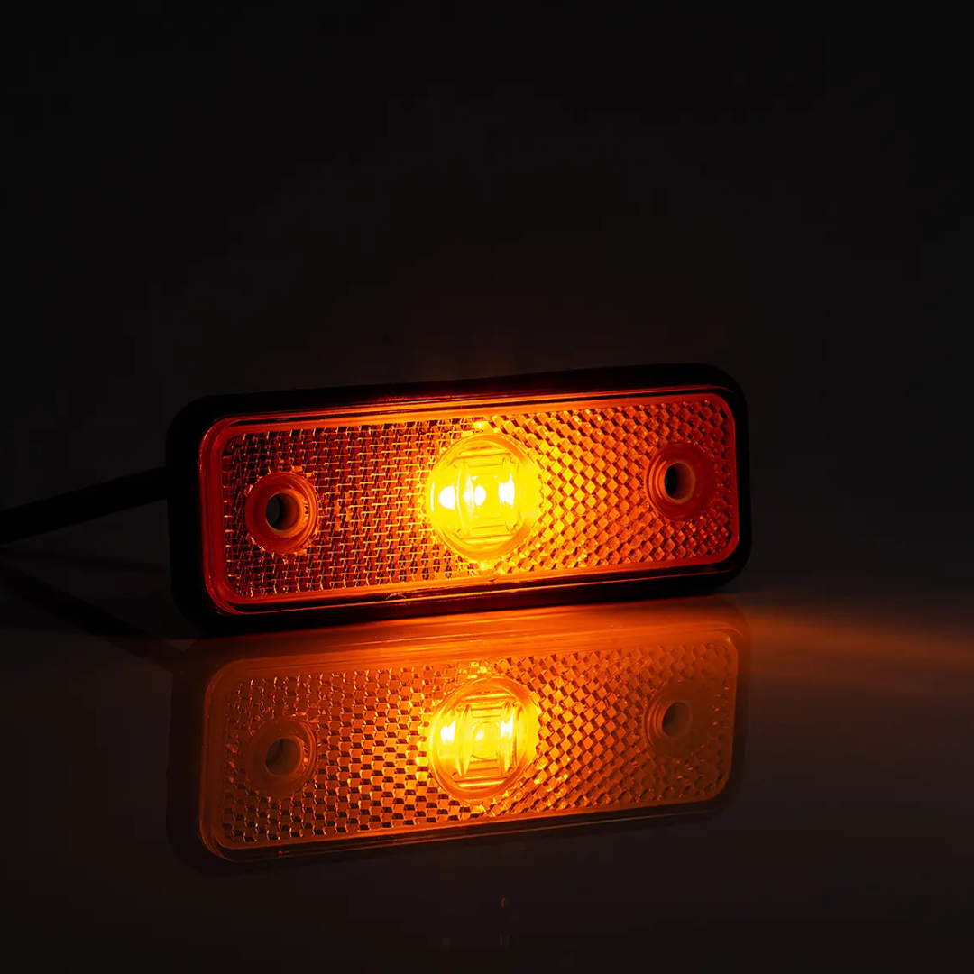Slimline Rectangular LED Marker Light with Reflector