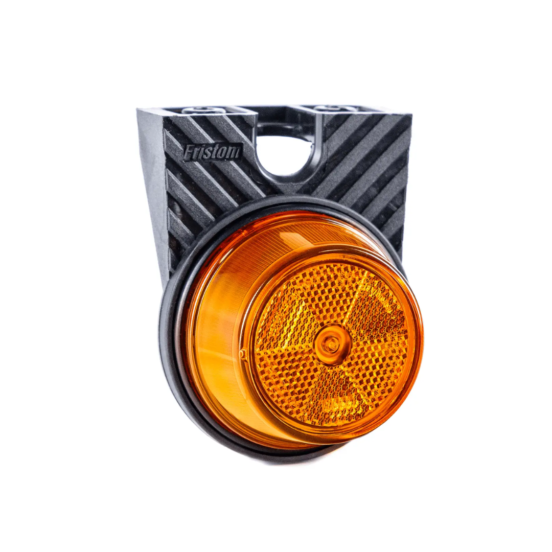 Fristom FT-059 Round LED Marker Lights with Reflector and Bracket