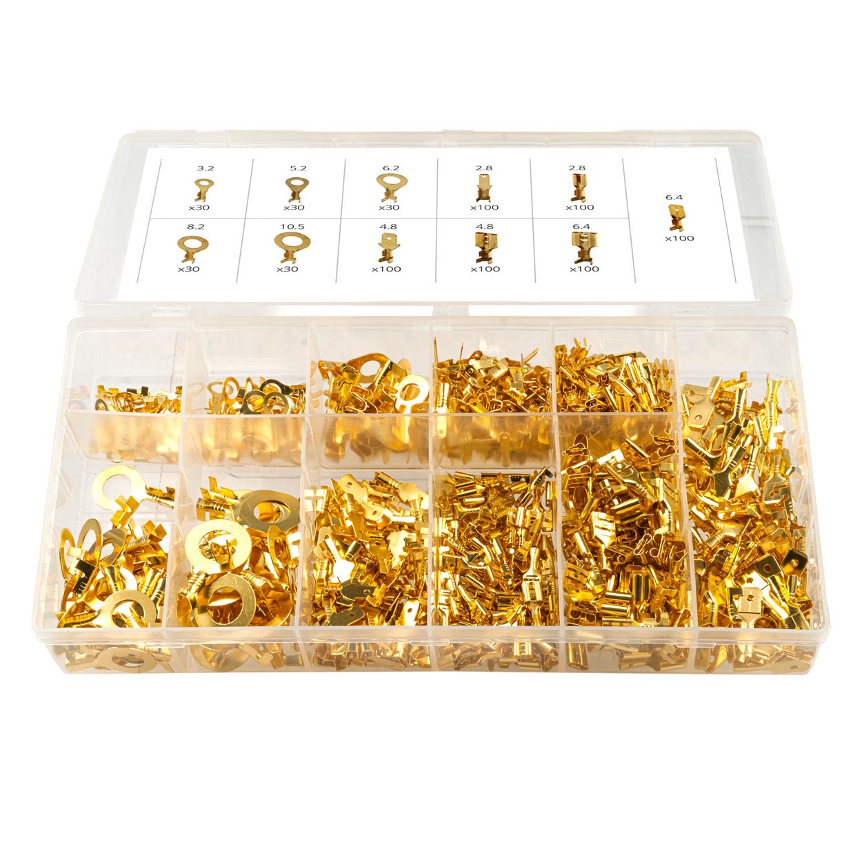 Assorted Non-Insulated Crimp Terminals