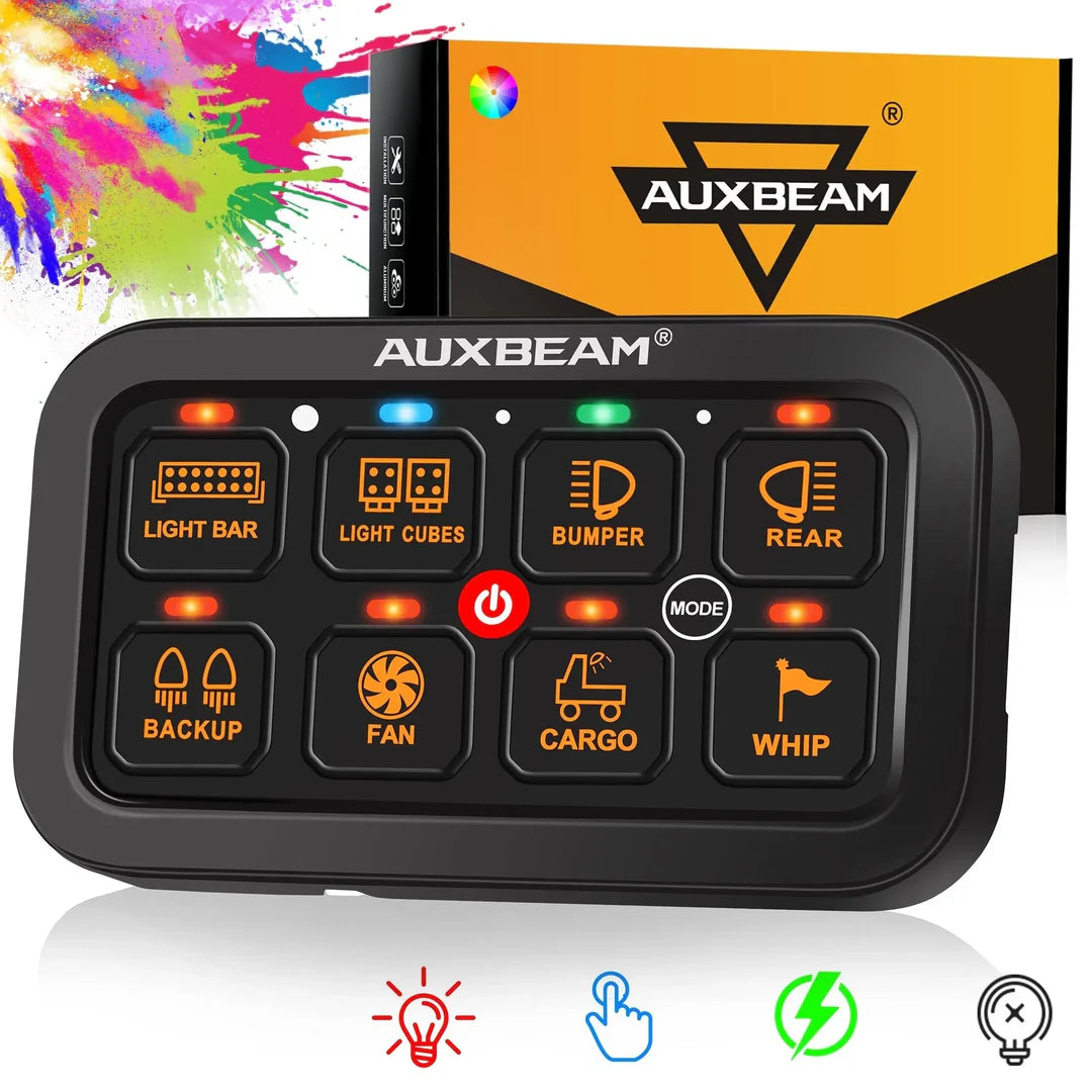 8 Way Auxbeam Control Panel