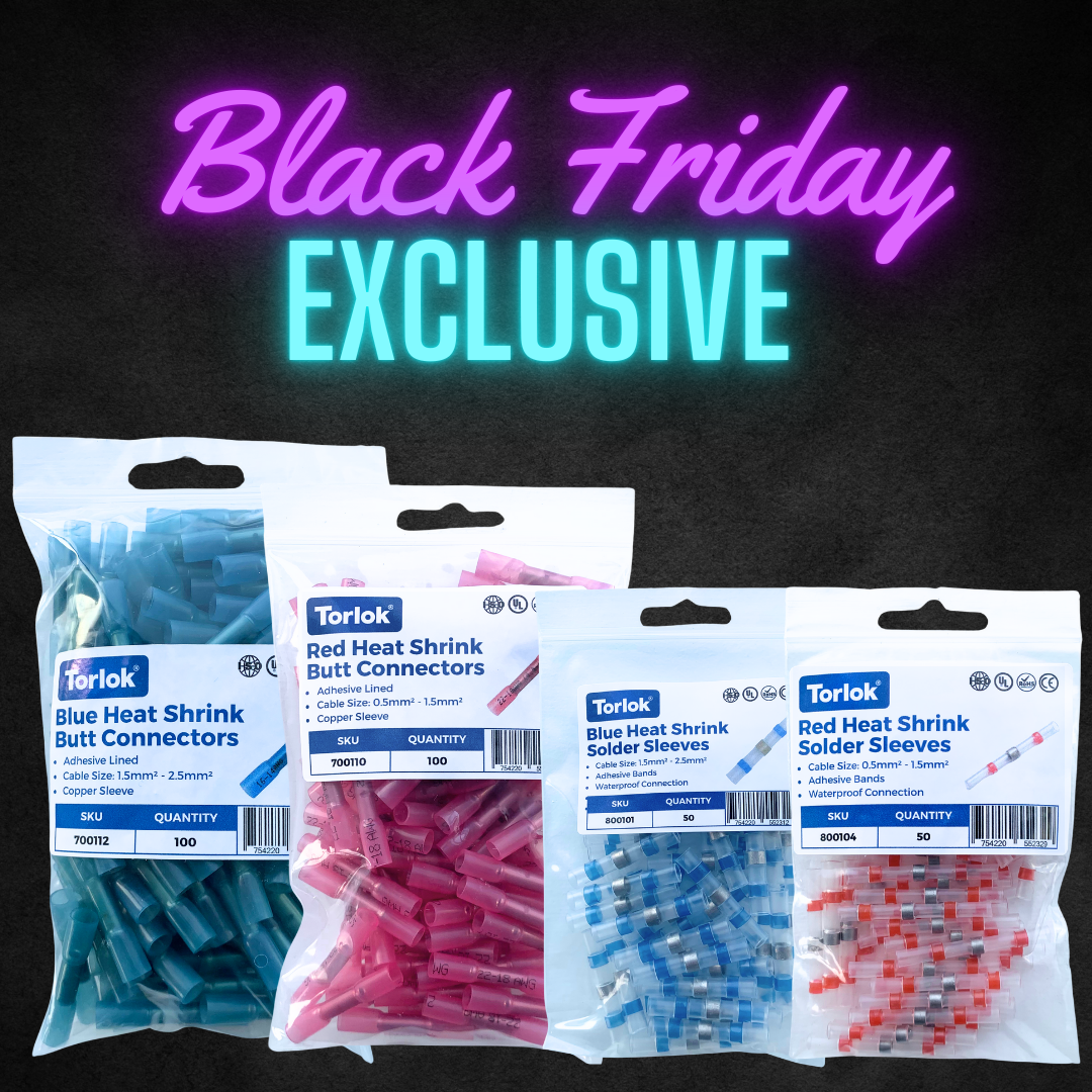 Black Friday / Torlok Heat Shrink Connector Pack