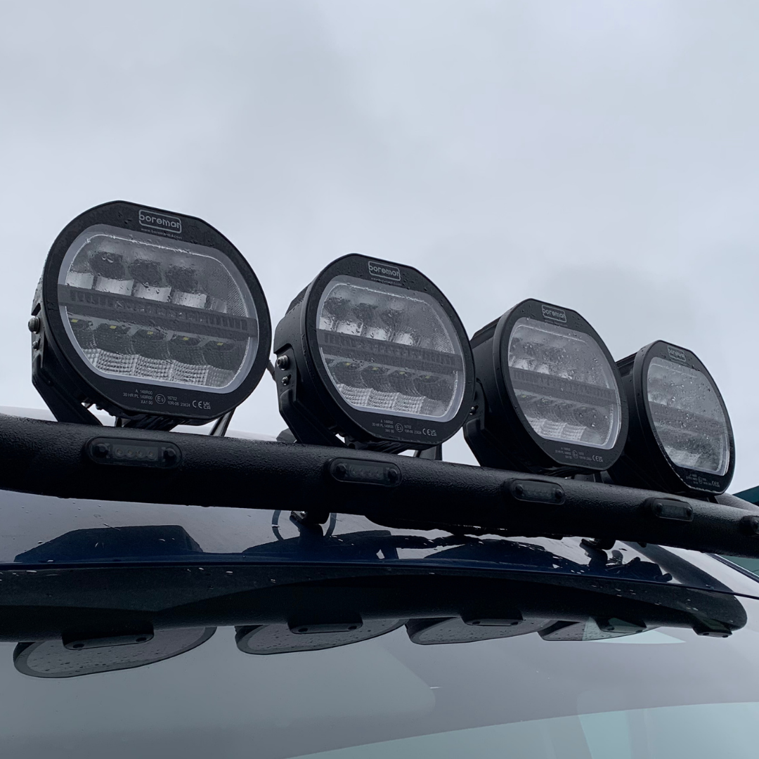 LED Marker Lights with Smoked Dark Lens