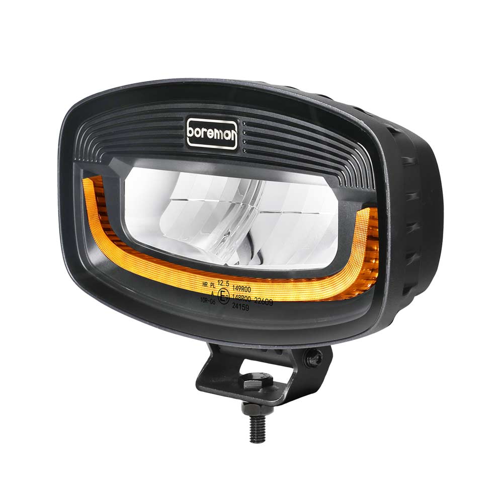 Boreman Phantom LED Jumbo Driving Lamp with Amber / White Position Light