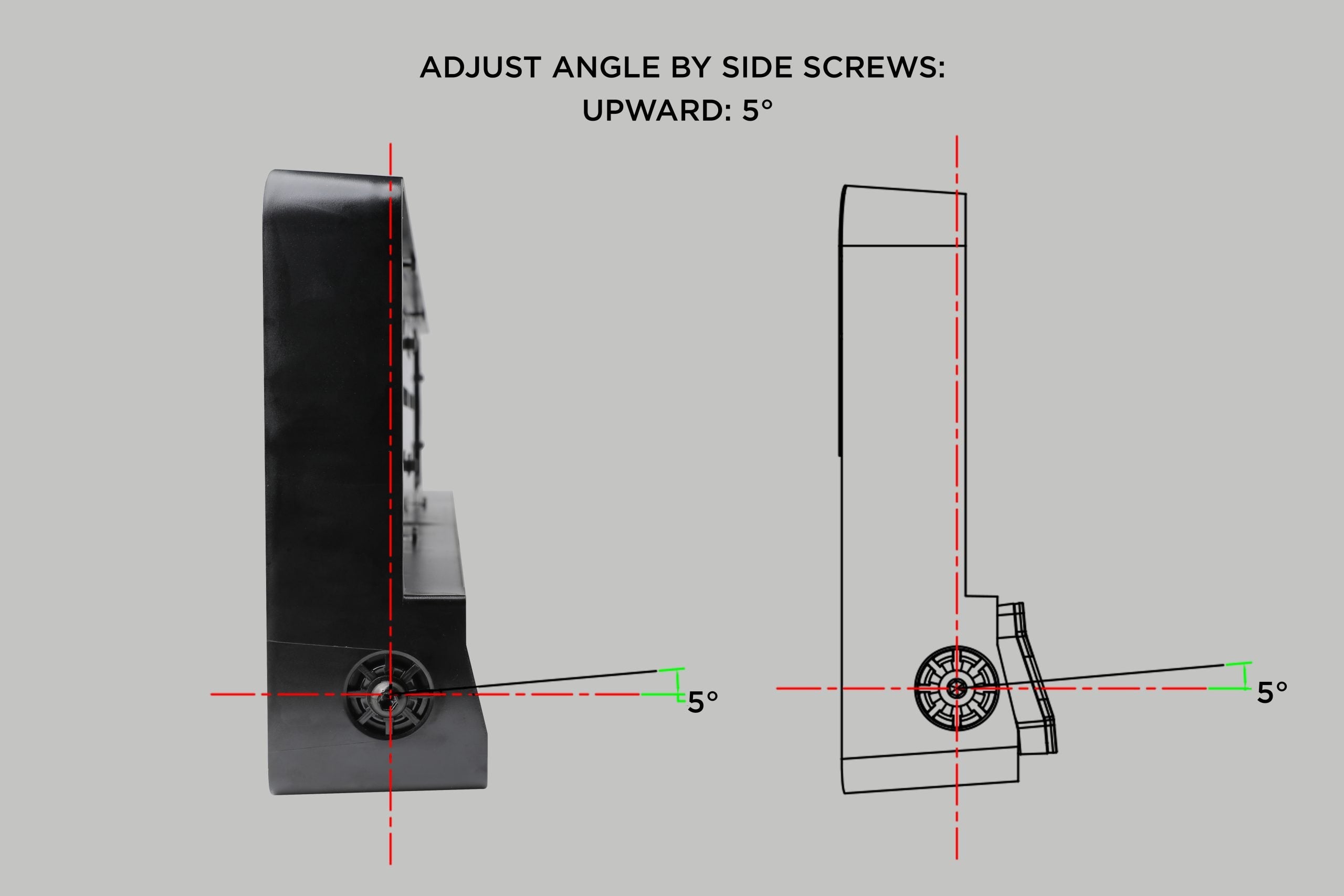 Number Plate Light Bar with Dual Position Light