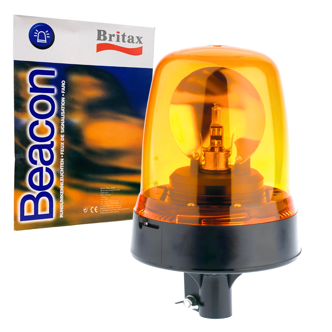 Britax Rotating Bulb Beacon with DIN Base