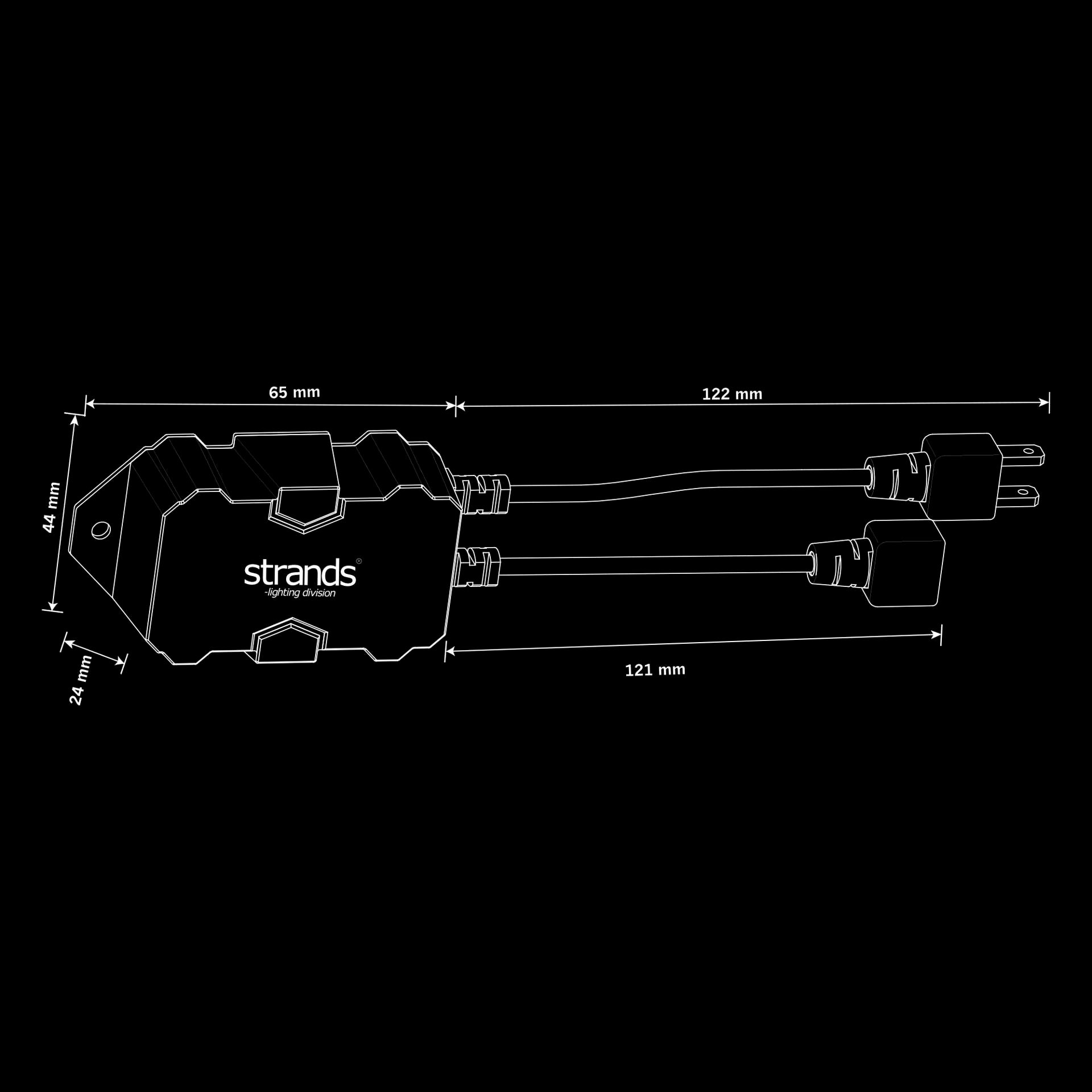 Decodificador Strands Big Energy para lâmpadas LED / H7 / Pacote com 2