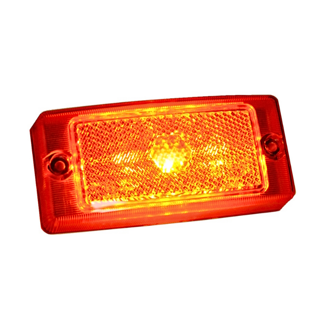 Classic LED Side Marker Lamp / Hella Style / Amber Lens - 