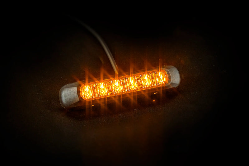 Buy Dark Smoked Lens LED Strobe Light / Amber -  for sale