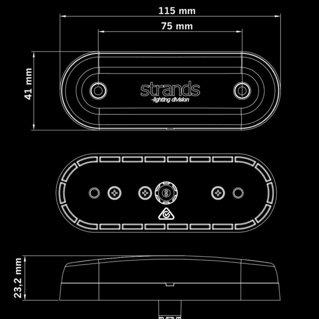 Strands FOR9T Gravity Oval Marker Lights