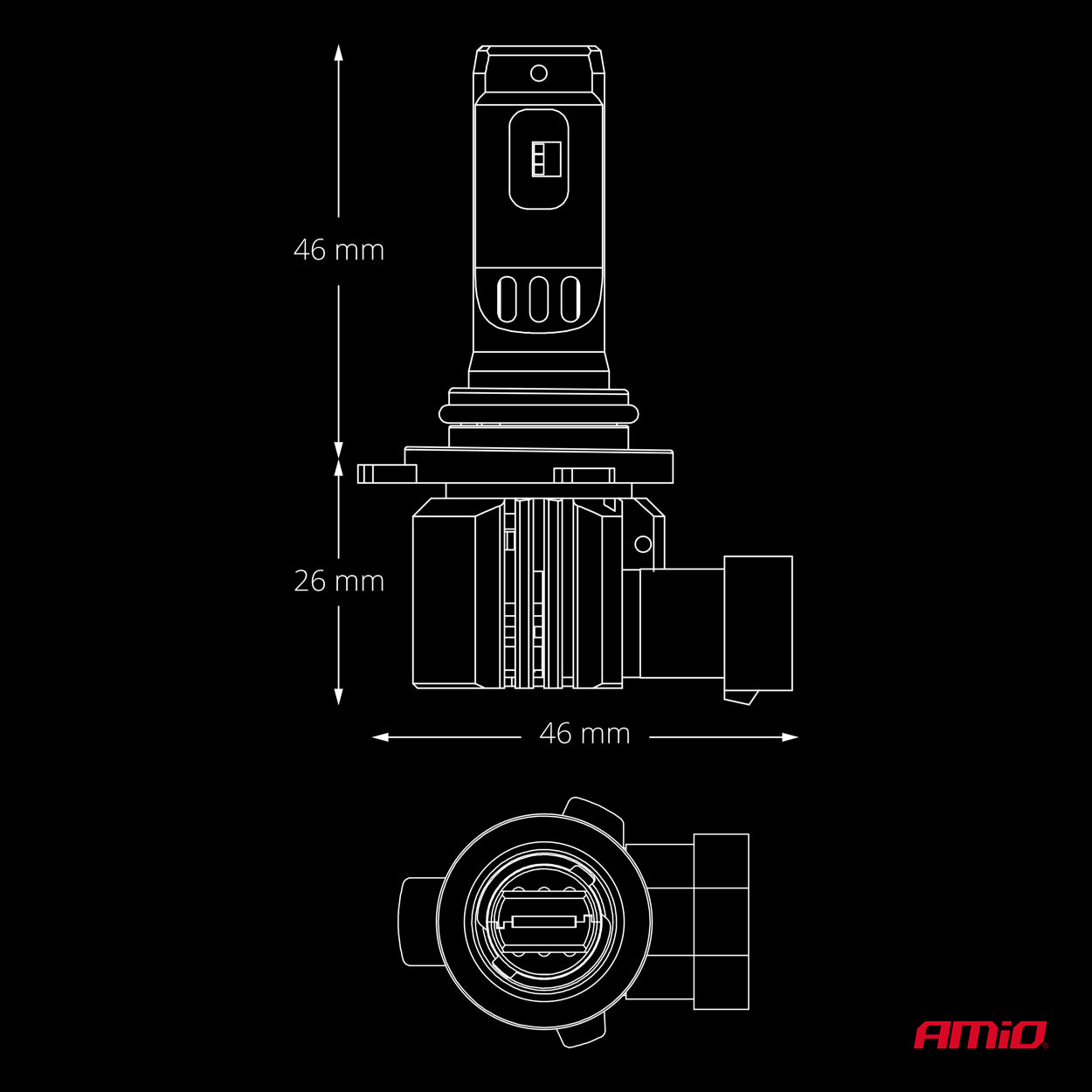 F26 PRO Direct Fit LED Bulbs / HIR2