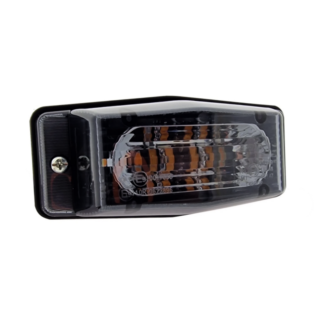 LED Double Burner Lamp with Built in Strobe Light / Dark Smoked Lens - 