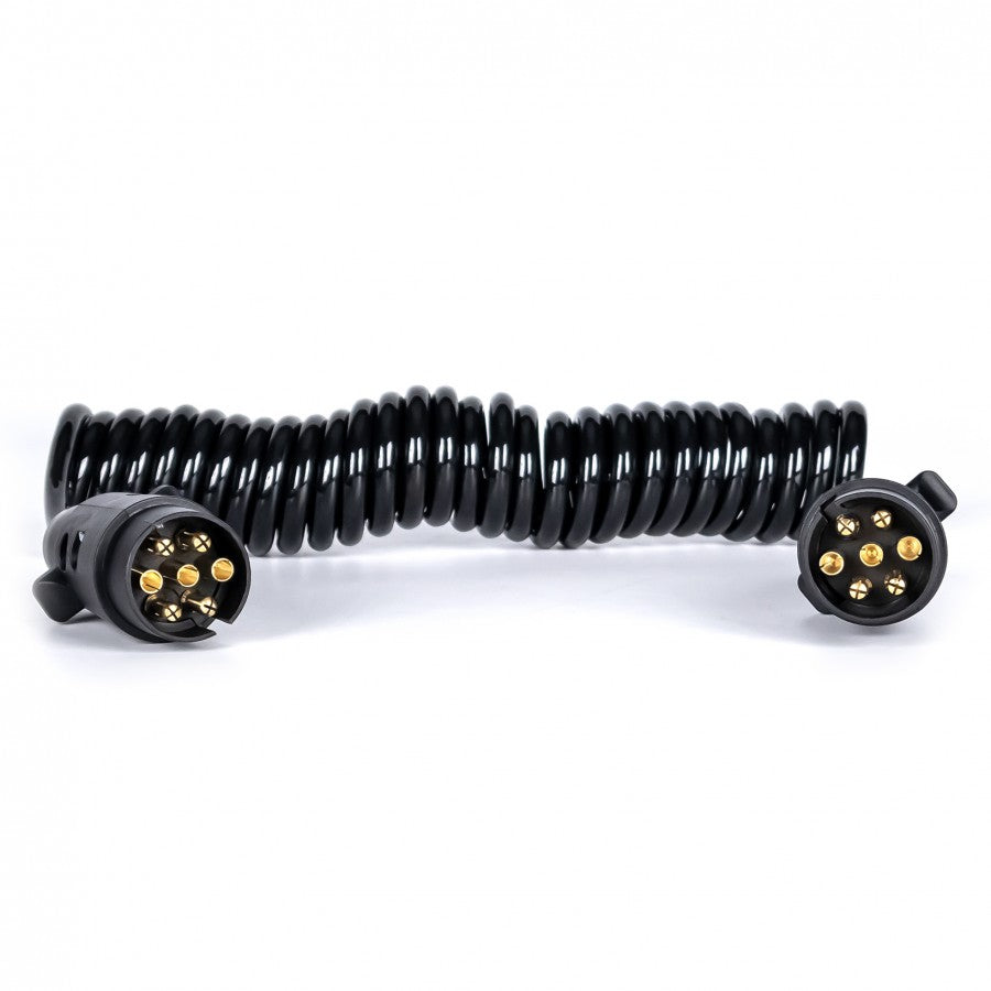 7 Pin Car Trailer Suzie Coil with Plastic Plugs 12N