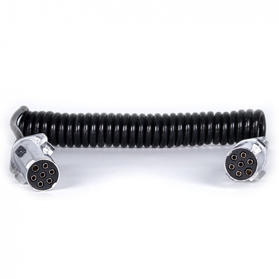 Electric Trailer Suzie Coil 24N / 7 Pole Thin Wall Cable