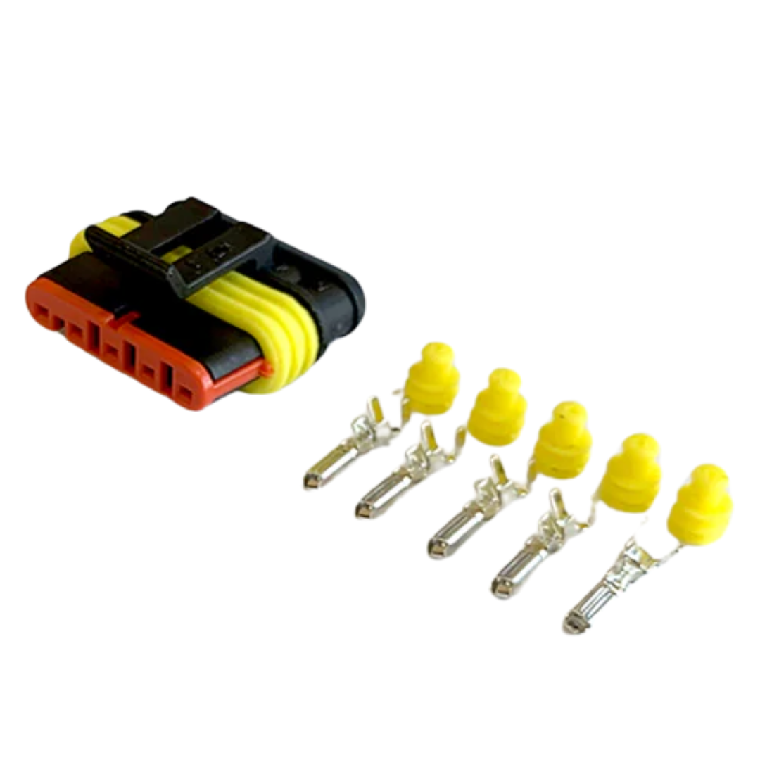 Buchsen-Kit TE Connectivity 3-Wege-Steckverbinder-Kit der Serie AMP Superseal 1.5